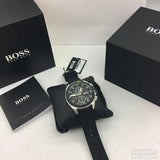 Hugo Boss Volane Grey Dial Black Silicone Strap Watch for Men - 1513953 Authentic Buy Shop Now