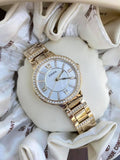 Fossil Virginia White Dial Gold Steel Strap Watch for Women - ES3283 Authentic Buy Shop Now