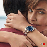 Tissot Seastar 1000 Lady Blue Dial Silver Steel Strap Watch For Women - T120.210.11.041.00 Authentic Buy Shop Now