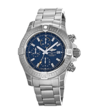Breitling Avenger Chronograph 45mm Blue Dial Silver Steel Strap Watch for Men - A13317101C1A1 Authentic Buy Shop Now