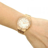 Guess Cosmo Diamonds Silver Dial Rose Gold Steel Strap Watch For Women - GW0033L3 Authentic Buy Shop Now