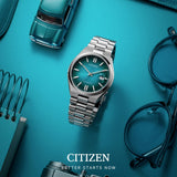 Citizen Tsuyosa Automatic Blue Dial Silver Steel Strap Watch For Men - NJ0151-88X Authentic Buy Shop Now