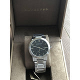 Burberry The City Black Dial Silver Steel Strap Watch for Men - BU9901 Authentic Buy Shop Now