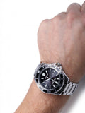 Citizen Promaster Diver Chronograph Black Dial Silver Steel Strap Watch For Men - BN0190-82E Authentic Buy Shop Now
