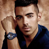 Guess Trade Blue Dial Blue Silicone Strap Watch for Men - W0967G2 Authentic Buy Shop Now