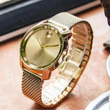Movado Bold Gold Dial Gold Mesh Bracelet Watch for Women - 3600242 Authentic Buy Shop Now