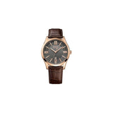 Hugo Boss Ambassador Grey Dial Brown Leather Strap Watch for Men - 1513387 Authentic Buy Shop Now