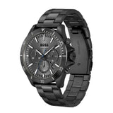 Hugo Boss Troper Chronograph Grey Dial Grey Steel Strap Watch For Men - 1514058 Authentic Buy Shop Now