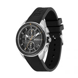 Hugo Boss Volane Grey Dial Black Silicone Strap Watch for Men - 1513953 Authentic Buy Shop Now