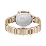Hugo Boss Flawless Quartz White Dial Gold Steel Strap Watch for Women -1502531 Authentic Buy Shop Now
