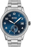 Hugo Boss Legacy Blue Dial Silver Steel Strap Watch for Men - 1513707 Authentic Buy Shop Now