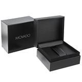 Movado Heritage Calendoplan Black Dial Two Tone Steel Strap Watch For Men - 3650096 Authentic Buy Shop Now