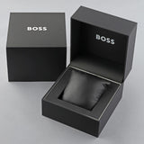 Hugo Boss Cloud Chronograph Black Dial Black Steel Strap Watch For Men - 1514016 Authentic Buy Shop Now