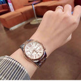 Michael Kors Lexington Chronograph Silver Dial Two Tone Steel Strap Watch for Women - MK5735 Authentic Buy Shop Now