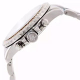 Michael Kors Everest Chronograph Gold Dial Silver Steel Strap Watch For Women - MK5870 Authentic Buy Shop Now