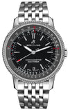 Breitling Navitimer Automatic 38mm Black Dial Stainless Steel Mens Watch - A17325241B1A1 Authentic Buy Shop Now