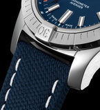 Breitling Avenger Automatic 43 Blue Dial Blue Nylon Strap Watch for Men - A17318101C1X1 Authentic Buy Shop Now