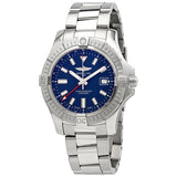 Breitling Avenger Automatic GMT 45 Blue Dial Silver Steel Strap Watch for Men - A32395101C1A1 Authentic Buy Shop Now