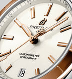 Breitling Chronomat Automatic 36 White Dial Two Tone Steel Strap Watch for Women - U10380101A1U1 Authentic Buy Shop Now