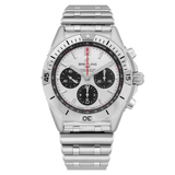 Breitling Chronomat B01 42mm Silver Dial Silver Steel Strap Watch for Men - AB0134101G1A1 Authentic Buy Shop Now
