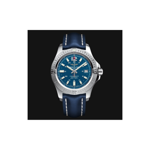 Breitling Colt 41mm Automatic Blue Dial Blue Leather Strap Watch for Men - A1731311.C934.113X.A18BA.1 Authentic Buy Shop Now