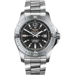 Breitling Colt Automatic 44mm Black Dial Stainless Steel Mens Watch - A1738811/BD44/173A Authentic Buy Shop Now