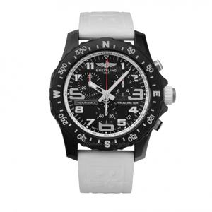 Breitling Endurance Pro Black Dial White Rubber Strap Watch for Men - X82310A71B1S1 Authentic Buy Shop Now