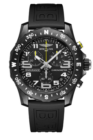 Breitling Endurance Pro Black Dial Black Rubber Strap Watch for Men - X82310E51B1S1 Authentic Buy Shop Now