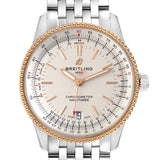 Breitling Navitimer Automatic 41mm White Dial Silver Stainless Steel Mens Watch - U17326211G1A1 Authentic Buy Shop Now