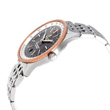 Breitling Navitimer Automatic 41mm Grey Dial Silver Steel Strap Mens Watch - U17326211M1A1 Authentic Buy Shop Now