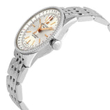 Breitling Navitimer Automatic 35 White Dial Silver Steel Strap Watch for Men - A17395F41G1A1 Authentic Buy Shop Now