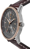 Breitling Navitimer Automatic 41 Grey Dial Brown Leather Strap Watch for Men - U17326121M1P1 Authentic Buy Shop Now