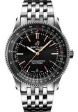 Breitling Navitimer Automatic 41mm Black Dial Silver Steel Strap Watch for Men - A17326241B1A1 Authentic Buy Shop Now