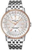 Breitling Navitimer Automatic 41mm White Dial Silver Stainless Steel Mens Watch - U17326211G1A1 Authentic Buy Shop Now