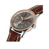 Breitling Navitimer Automatic 41 Grey Dial Brown Leather Strap Watch for Men - U17326121M1P1 Authentic Buy Shop Now