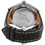 Breitling Premier Automatic 40mm Silver Dial Black Leather Strap Watch for Men - A37340351G1P1 Authentic Buy Shop Now
