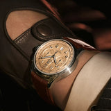 Breitling Premier B01 Chronograph 42 Beige Dial Brown Leather Strap Watch for Men - AB0145331K1P1 Authentic Buy Shop Now