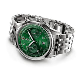 Breitling Premier B01 Chronograph 42 Green Dial Silver Steel Strap Watch for Men - AB0145371L1A1 Authentic Buy Shop Now
