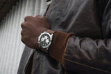 Breitling Super Avi B04 Chronograph GMT 46 Curtiss Warhawk Green Dial Brown Leather Strap Watch for Men - AB04452A1L1X1 Authentic Buy Shop Now