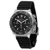 Breitling Super Chronomat B01 44 Black Dial Black Rubber Strap Watch for Men - AB0136251B2S1 Authentic Buy Shop Now