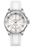 Breitling Superocean Automatic 36 White Dial White Rubber Strap Watch for Men - A17377211A1S1 Authentic Buy Shop Now