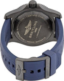 Breitling Superocean Automatic 46mm Blue Dial Blue Rubber Strap Watch for Men - M17368D71C1S1 Authentic Buy Shop Now