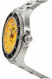 Breitling Superocean Automatic 44mm Yellow Dial Silver Steel Strap Watch for Men - A17375211/1A1 Authentic Buy Shop Now