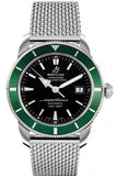 Breitling Superocean Heritage 42mm Chronograph Green Bezel Mens Watch - A1732136 Authentic Buy Shop Now