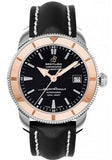 Breitling Superocean Heritage 42mm Black Dial Black Leather Men's Watch - U1732112-B Authentic Buy Shop Now
