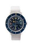 Breitling Superocean Heritage '57 Special Edition II Blue Dial Silver Mesh Bracelet Watch for Men - A103702A1C1A1 Authentic Buy Shop Now