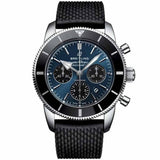 Breitling Superocean Heritage B01 Chronograph 44 Blue Dial Black Mesh Bracelet Watch for Men - AB0162121C1S1 Authentic Buy Shop Now