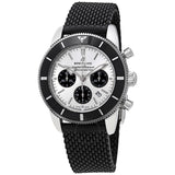 Breitling Superocean Heritage B01 Chronograph 44 Silver Dial Black Mesh Bracelet Watch for Men - AB0162121G1S1 Authentic Buy Shop Now