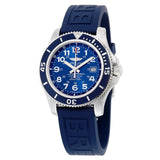 Breitling Superocean II 44mm Blue Dial Blue Rubber Strap Watch for Men - A17392D8/C910/158S/A20SS.1 Authentic Buy Shop Now