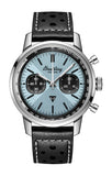 Breitling Top Time B01 Triumph Blue Dial Black Leather Strap Watch for Men - AB01764A1C1X1 Authentic Buy Shop Now